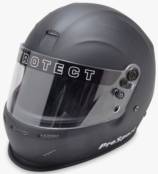 ProSport Helmet with Duckbill, Flat Black, X-Large PYHB802520