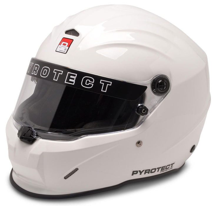 ProSport Helmet with Duckbill, White, Large PYHW800420