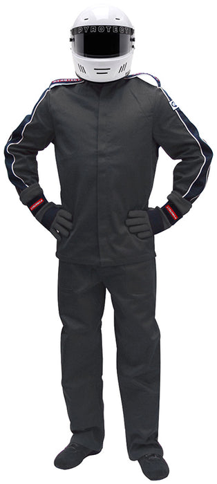 Junior DX1 Black Racing Jacket (Small 6-8) PYJJDX1111