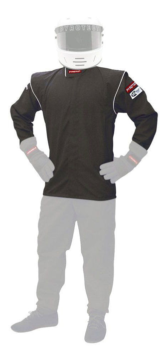 Junior DX1 Black Racing Jacket (Medium 8-10) PYJJDX1201