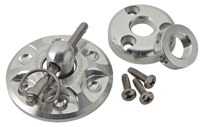 Billet Bonnet Pin Kit - Natural Finish RING50650-5511N