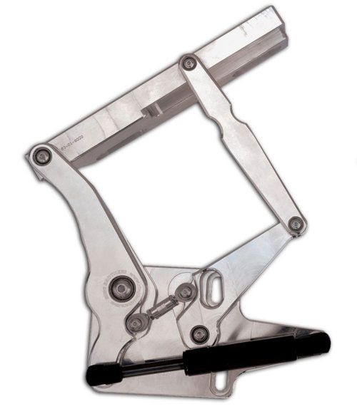 Billet Bonnet Hinge Kit - Natural Finish RING50678-1021NS