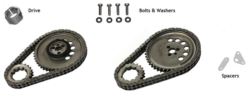 Timing Chain Set Nitrided With Torrington ROCS10005