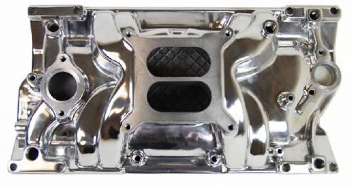 VORTEC Aluminium Dual Plane Manifold suit S/B Chev 1996-on Polished Finish RPCR1