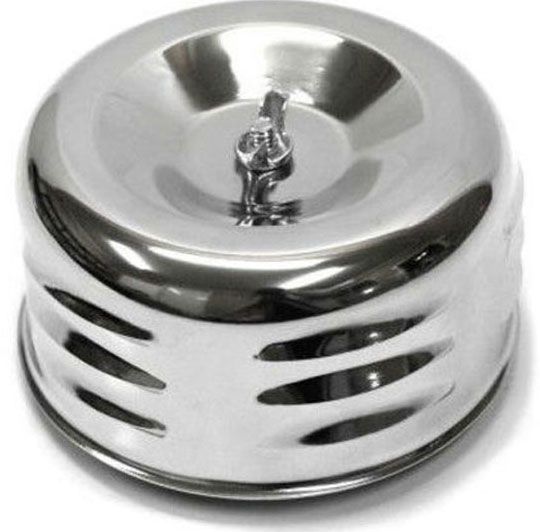 Chrome Steel Air Cleaner with Paper Element & Raised Base 4" x 2-7/8" RPCR2339