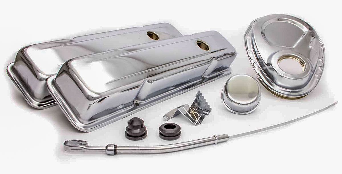 Engine Dress Up Kit (Chrome) with Short Valve Covers RPCR3023