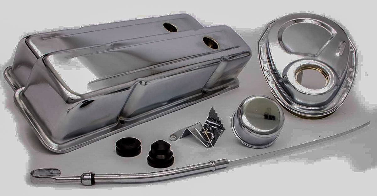 Engine Dress Up Kit (Chrome) with Tall Valve Covers RPCR3024