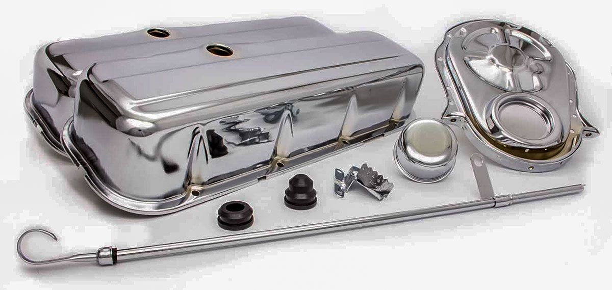 Engine Dress Up Kit (Chrome) with Tall Valve Covers RPCR3026