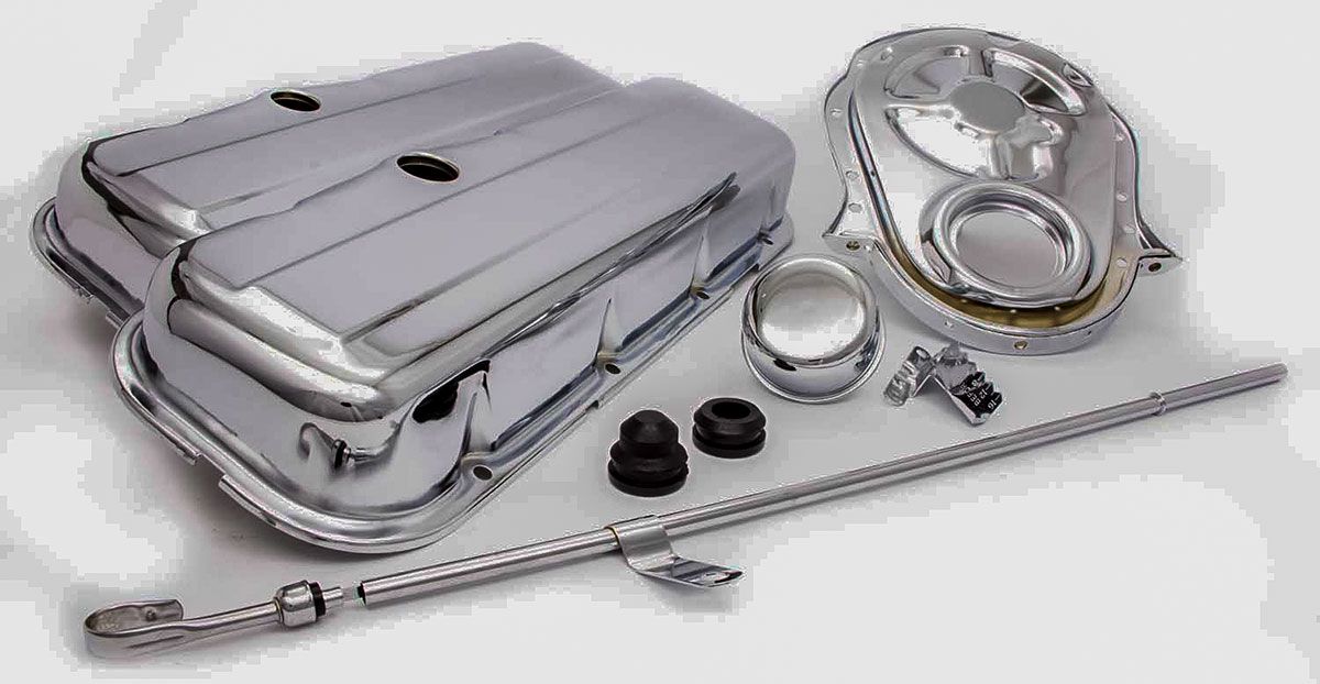 Engine Dress Up Kit (Chrome) with Short Valve Covers RPCR3027