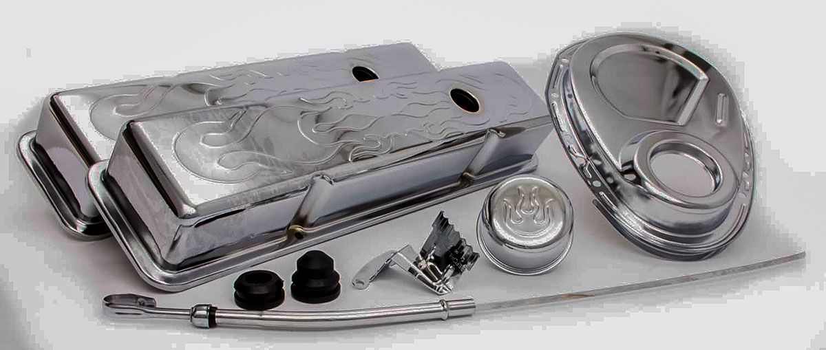 Engine Dress Up Kit (Flamed) with Short Valve Covers RPCR3033