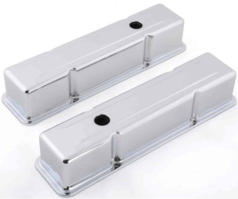 Chrome Steel Valve Covers, Tall 3-5/8", Non Baffled RPCR4962