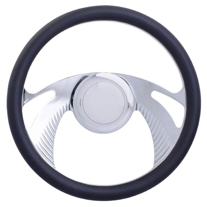 14" Boomerang Aluminium Steering Wheel (Chrome) RPCR5614