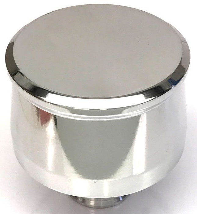 Aluminium Push-In Breather with 1" Neck, Chrome Finish, Plain Style RPCR6001C