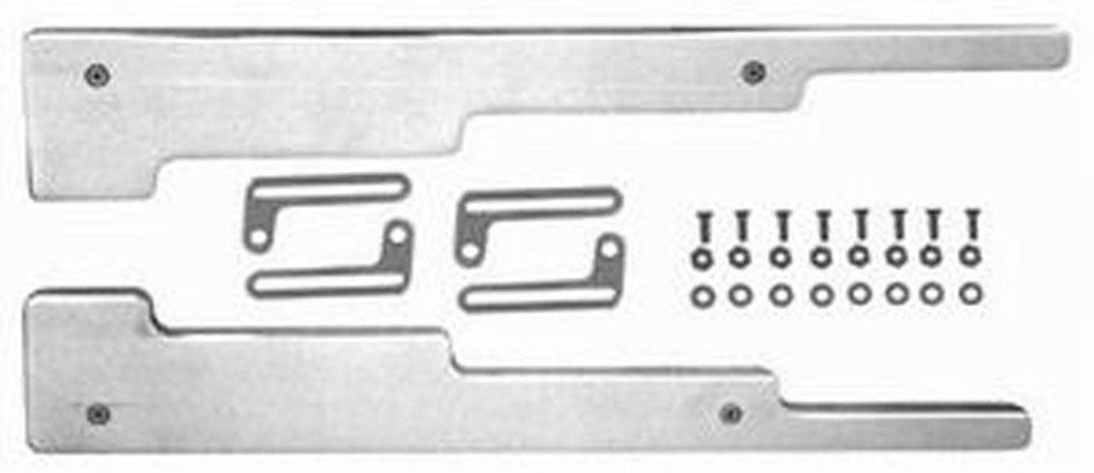 Universal Aluminium Liner Wire Loom Set, Polished Plain Style RPCR6039