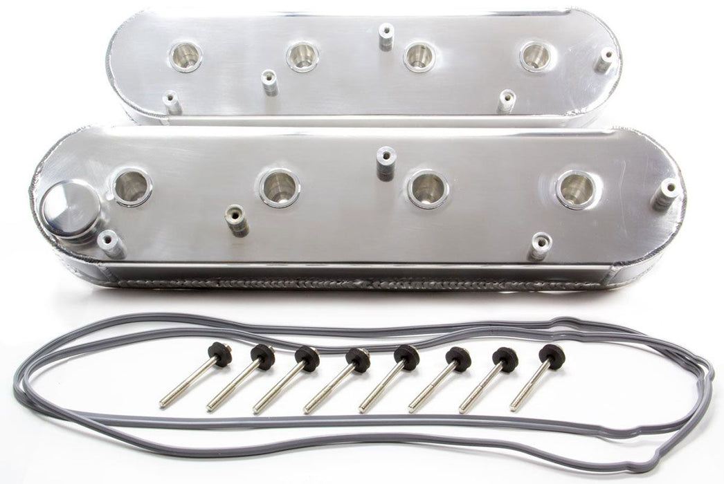 LS1 Polished Fabricated Valve Cover with Coil Mount Brackets RPCR6142POL