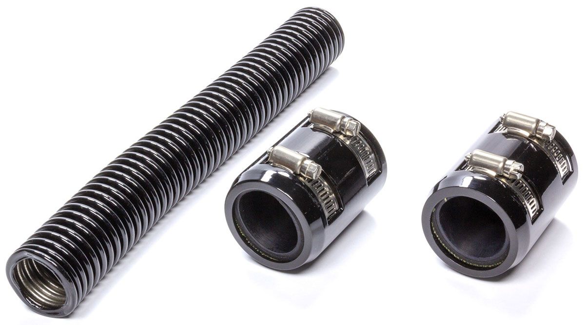 Stainless Steel Radiator Hose Kit, Black RPCR7301BK