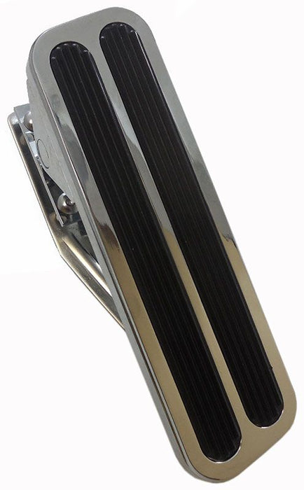 Aluminium Throttle Pedal with Rubber Insert (Chrome) RPCR8504