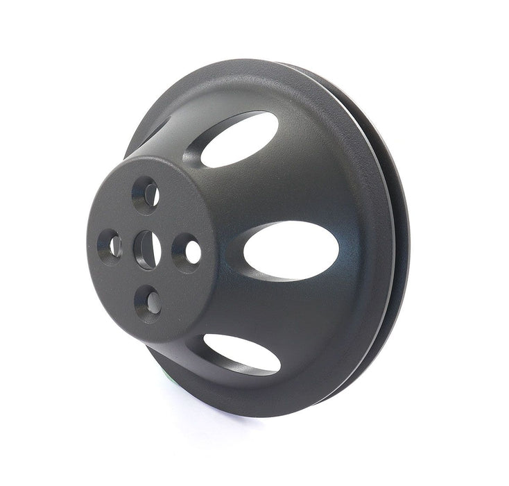 Black Aluminium Water Pump Upper Pulley, Single Groove, 6.60" Dia RPCR8840BK