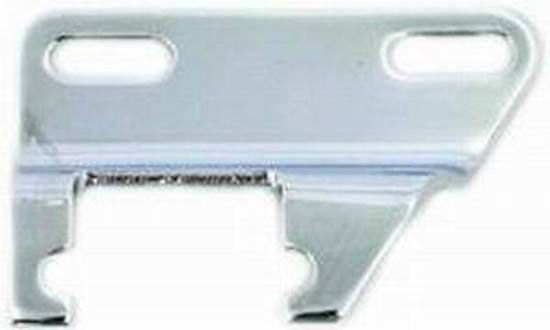 Chrome Steel Header Bracket Left Side, Short RPCR9254