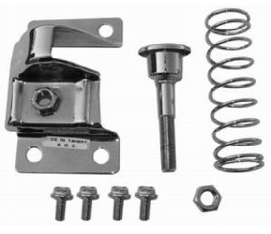 Chrome Steel Hood Latch Kit RPCR9473