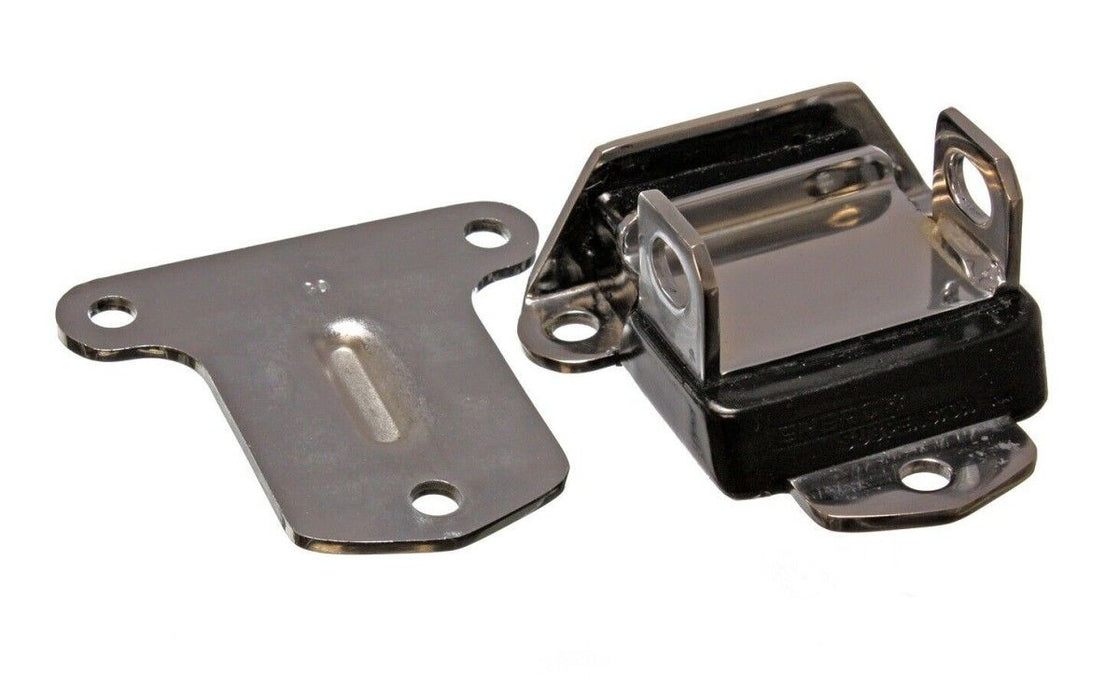 Locking Engine Mount, Chrome With Black Urethane RPES-31115G