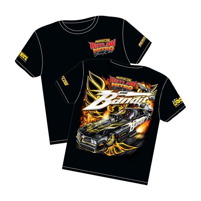 The Bandit' Pontiac Trans-Am Outlaw Nitro Funny Car T-Shirt RTBAN-MEDIUM