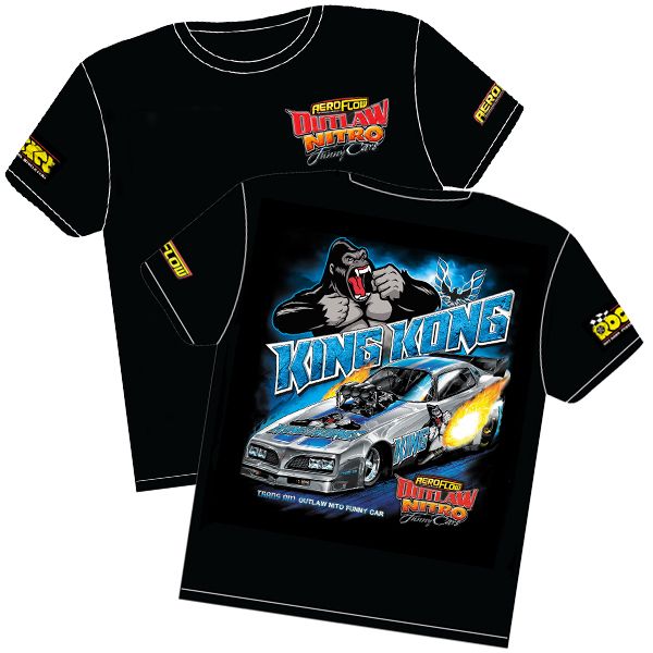 King Kong' Pontiac Trans-Am Outlaw Nitro Funny Car T-Shirt RTKK-LARGE