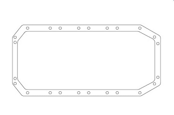 AccuSeal Oil Pan Gasket - 9.375" inside width SCE-261092