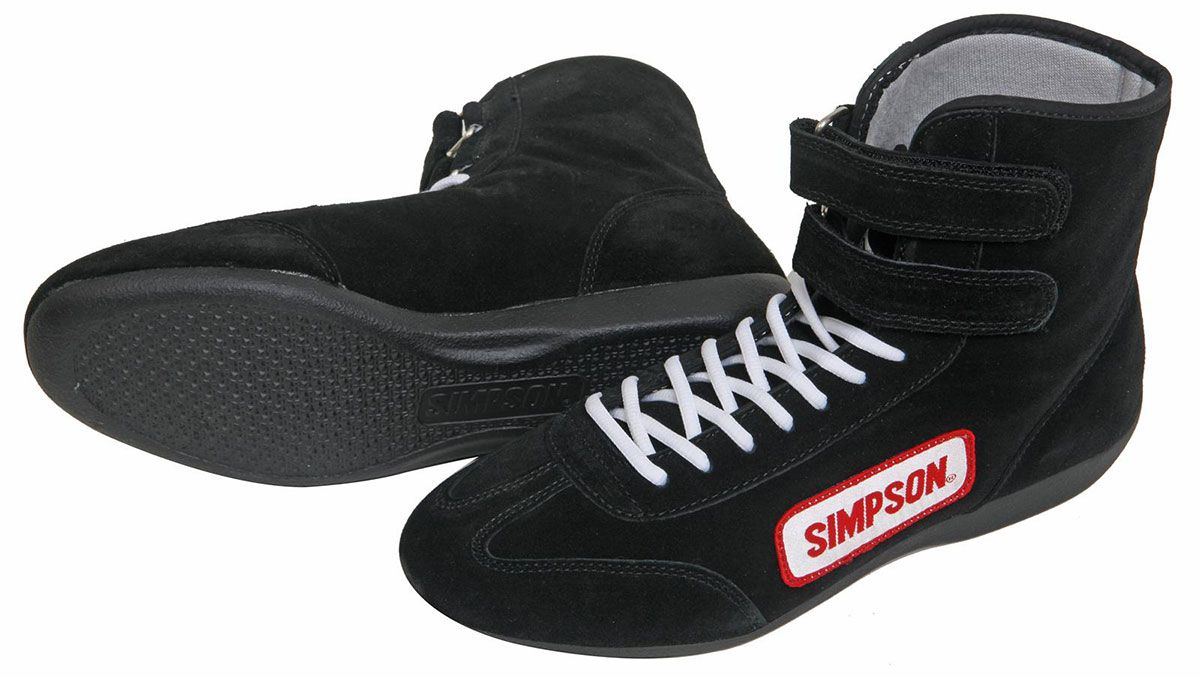 Hightop SFI-5 Racing Shoes, Black SI28140BK