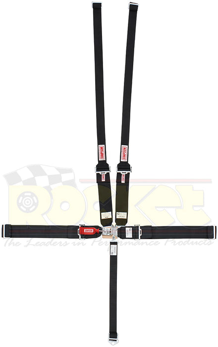 5 Point Dual Harness For HANS Device SI29064BK-HN