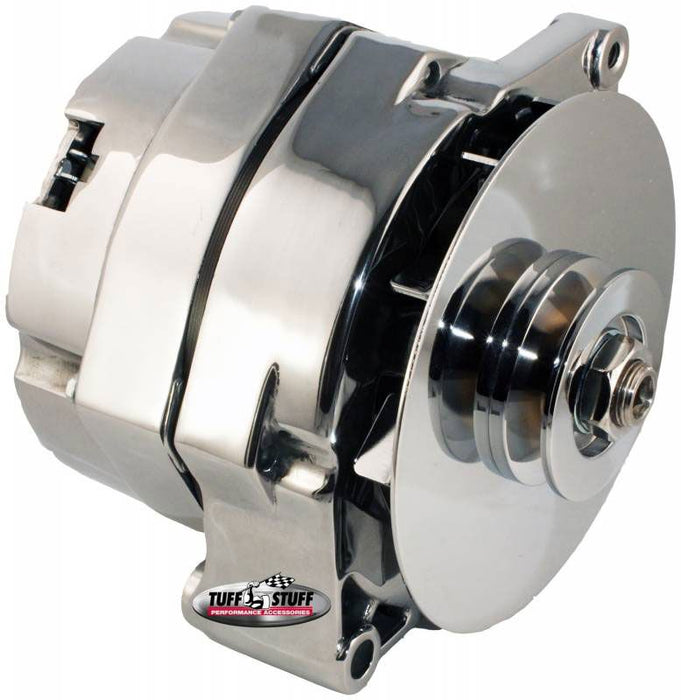 Chrome GM 10DN Style Alternator TUF7102NC