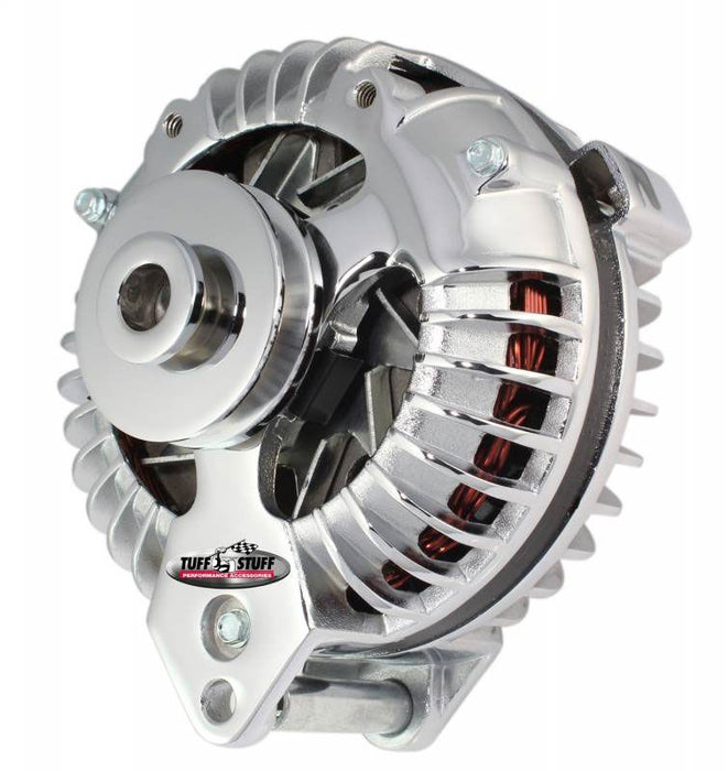 100amp Single Pulley Chrysler Alternator, Chrome TUF8509RCSP