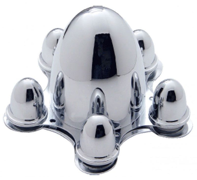 Chrome Spider Wheel Caps UPC8057