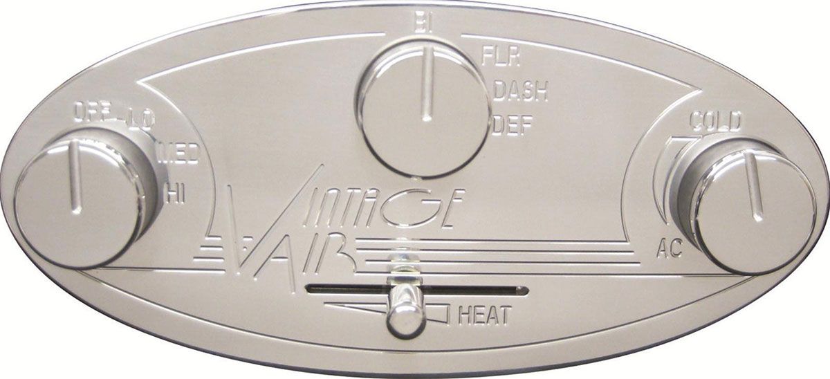 Vintage Air Streamline Gen II Pro Line Panel. VA48104-RHQ