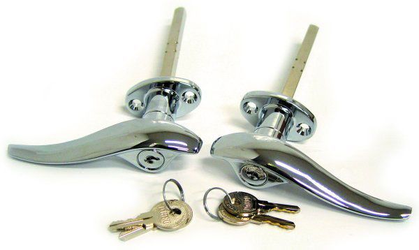 Vintique Inc Outside Door Handles R/H & L/H Stainless Steel VI40-702350-1-L