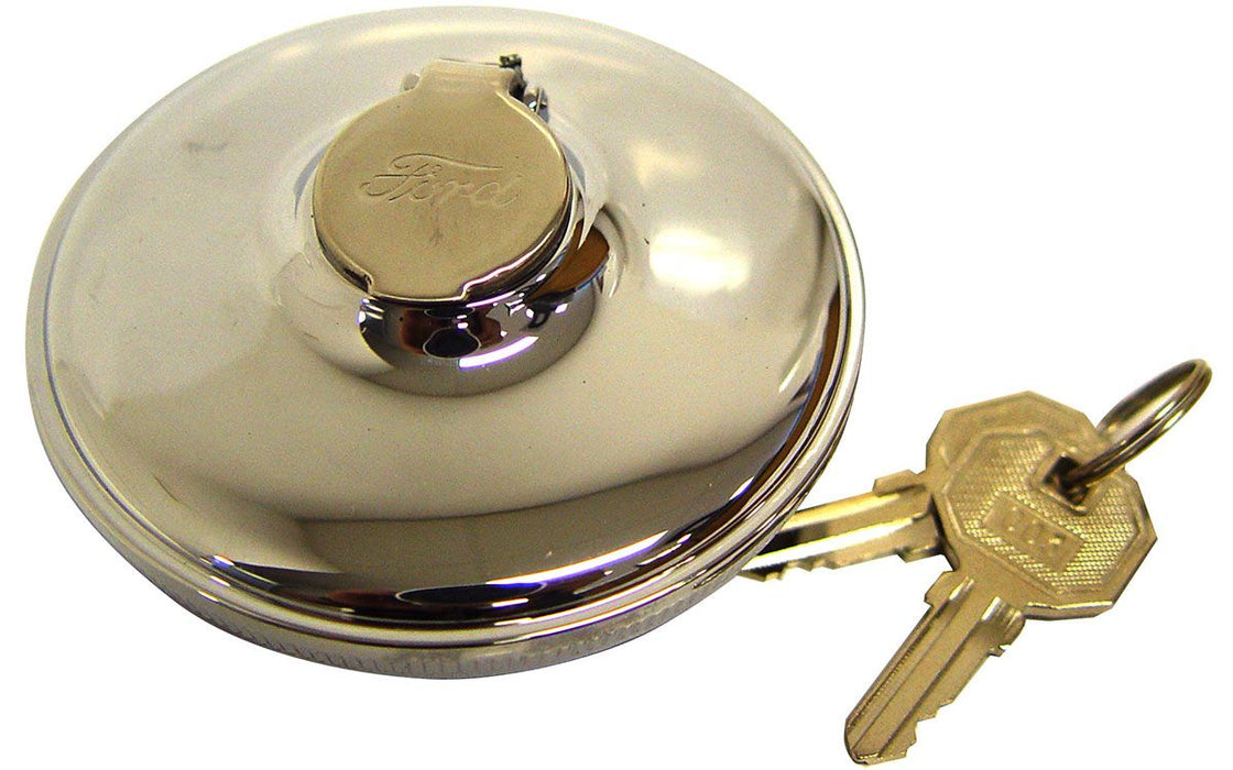 Vintique Inc Ford Script Locking Petrol Cap With Ford Script VI48-18416