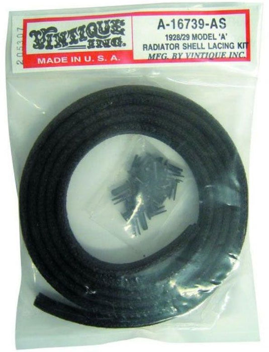 Vintique Inc Radiator Lacing Kit With Rivets VIA-16739-AS