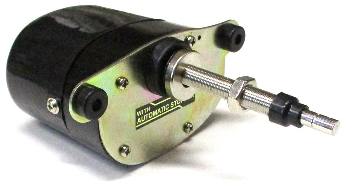 Vintique Inc Black 12V Wiper Motor VIA-17508-E12