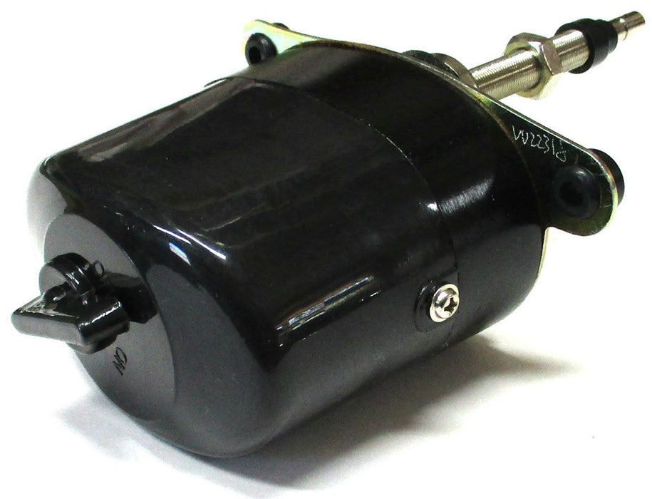 Vintique Inc Black 12V Wiper Motor VIA-17508-E12