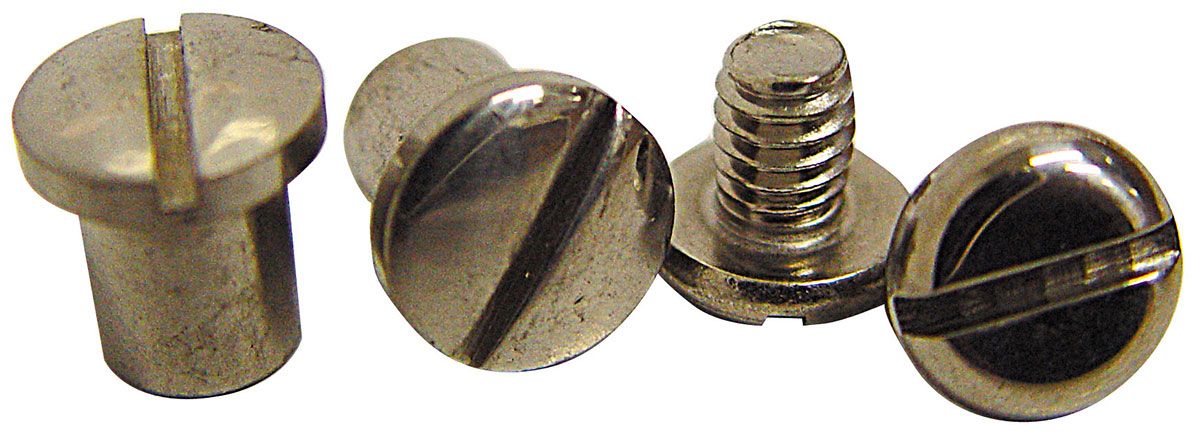 Vintique Inc Polished S/S Pivot Bolt & Nut Set VIA-45475-SS