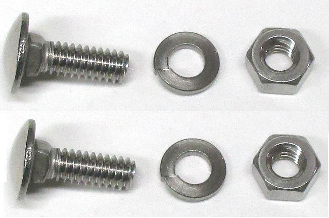 Vintique Inc S/S Front Fender To Fender Brace Bolt Kit VIB-16026-SS