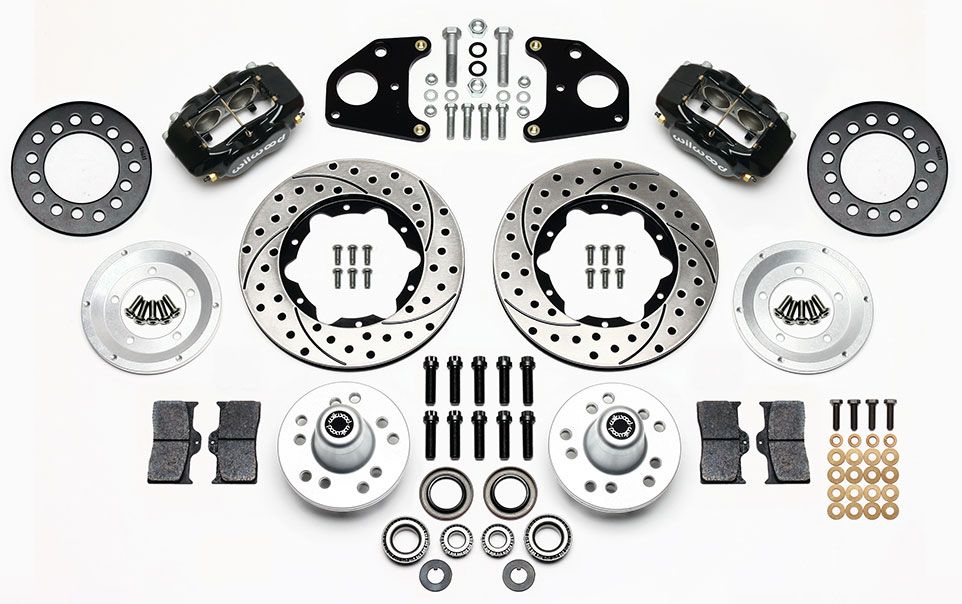 Forged Dynalite Dust-Boot Pro Series Front Brake Kit - 4-Piston 11" WB140-11020-