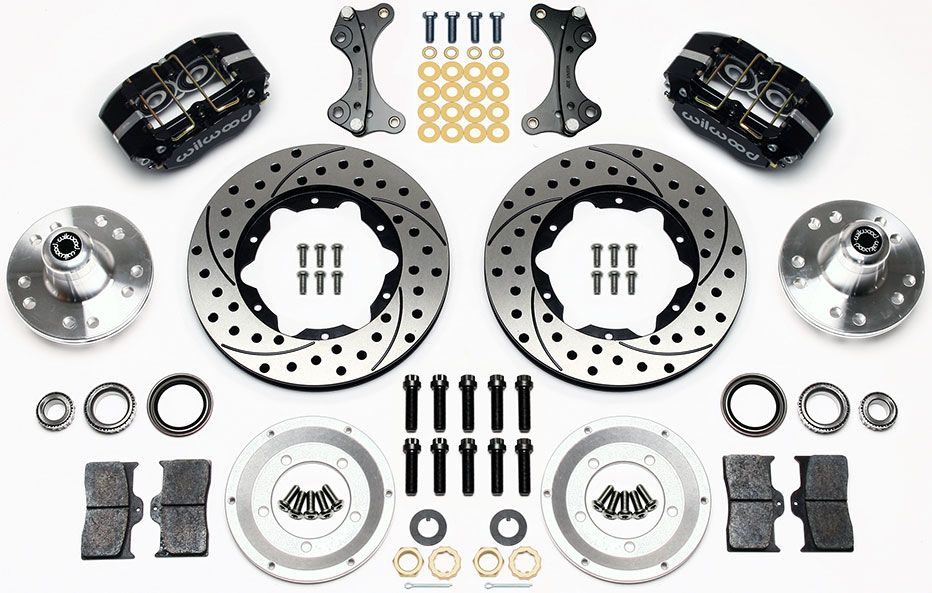 Forged Dynalite Dust-Boot Front Brake Kit - 4-Piston 11" WB140-13345-D