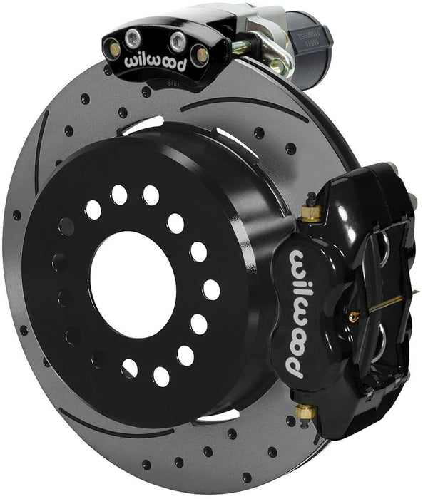 Electric Park Brake Kit with 12.19" Rotors & Dust Boot Calipers WB140-15843-D-DB