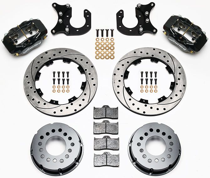 Forged Dynalite Pro Series Rear Brake Kit Billet WB140-2118-BD