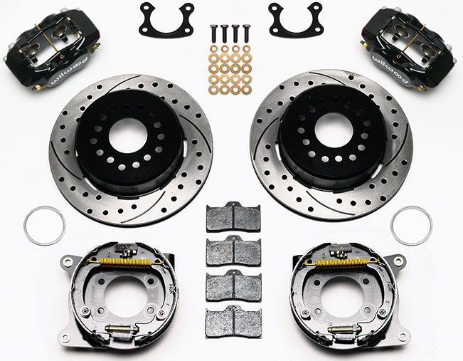 Forged Dynalite Rear Parking Brake Kit Drilled WB140-7143-D