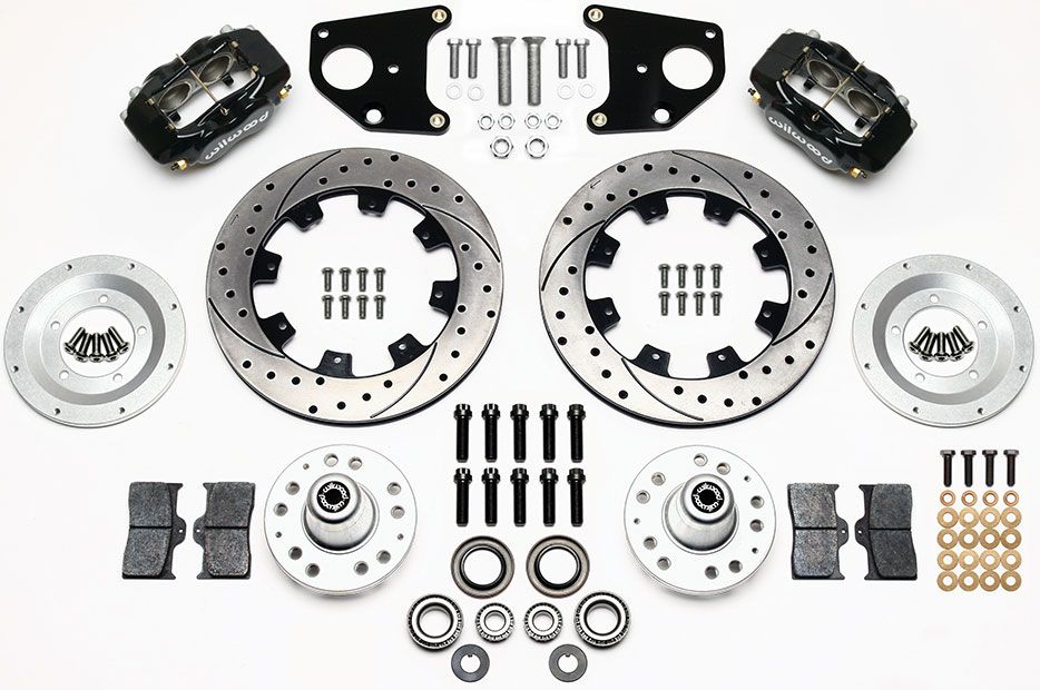 Forged Dynalite Dust-Boot Big Brake Front Brake Kit - 4-Piston 12.19" WB140-9828