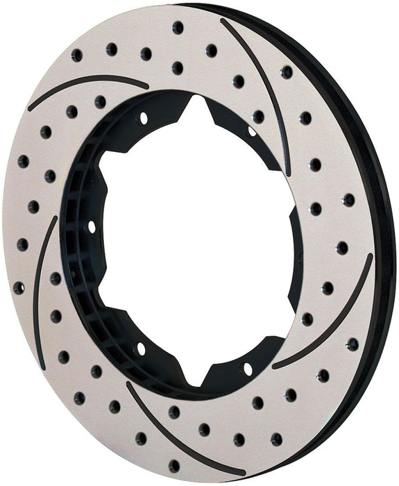 SRP Drilled Performance Rotor Black R/H- 30 Vanes WB160-7099-BK