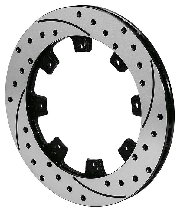 SRP Drilled Rotor 12.19", R/H .810" Thick, 8 x 7.62" PCD WB160-7105-BK