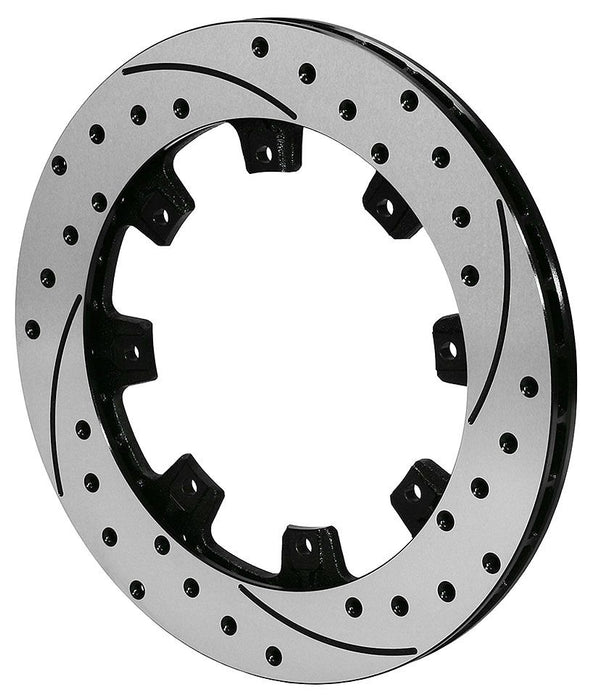 SRP Drilled Rotor 12.19", L/H .810" Thick, 8 x 7.62" PCD WB160-7106-BK